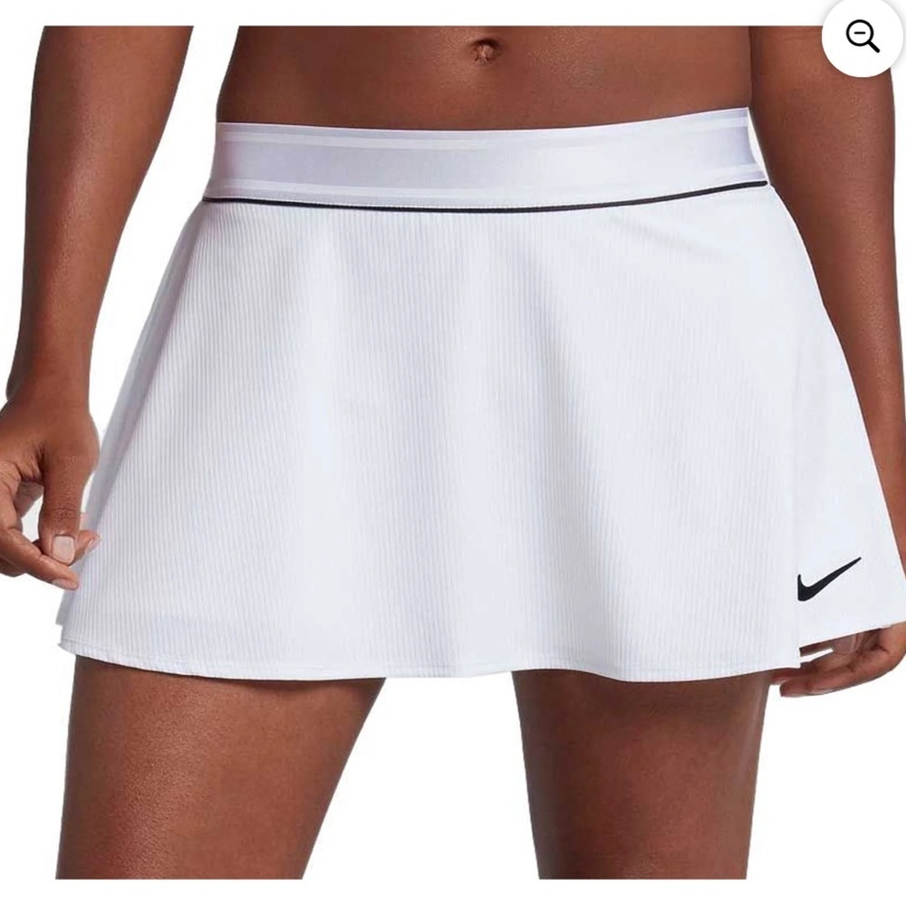 Nike Dri-FIT White Tennis Skort Skirt Shorts Size Large